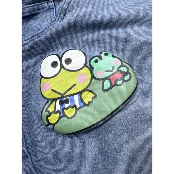 Keroppi By Sanrio Keroppi and Friends Denim Shorts Women's Size 16 - Picture 7 of 14